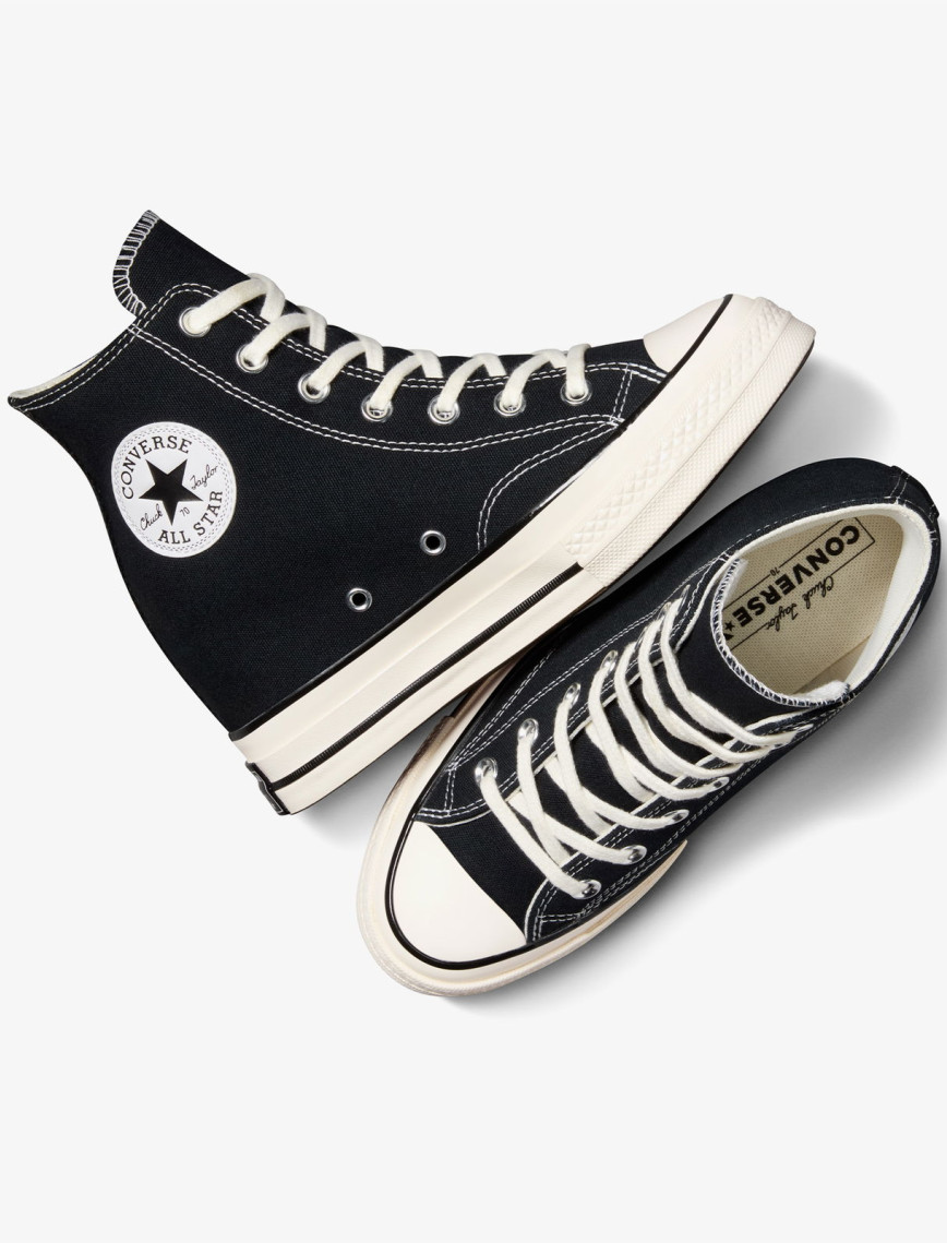 Converse Chuck 70 Wedge Unisex Siyah Platform Sneaker