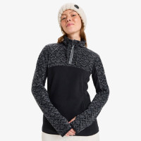 Roxy Sayna Half Zipped Kadın Siyah Polar Üst Roxy Sayna Half Zipped Kadın Siyah Polar Üst
