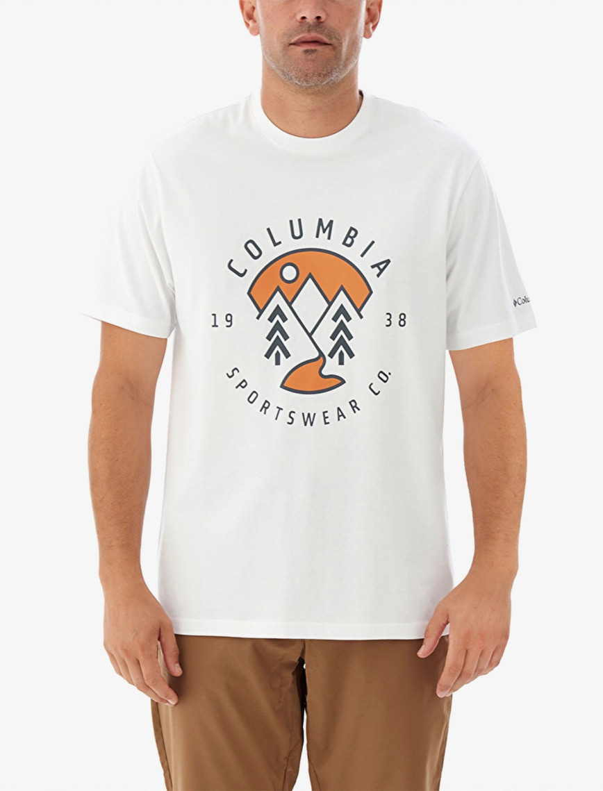 Columbia Boundless Erkek Beyaz Günlük T-Shirt Columbia Boundless Erkek Beyaz Günlük T-Shirt