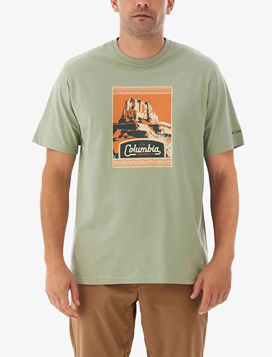 Columbia Csc Adraid Trail Erkek Yeşil Günlük T-Shirt Columbia Csc Adraid Trail Erkek Yeşil Günlük T-Shirt