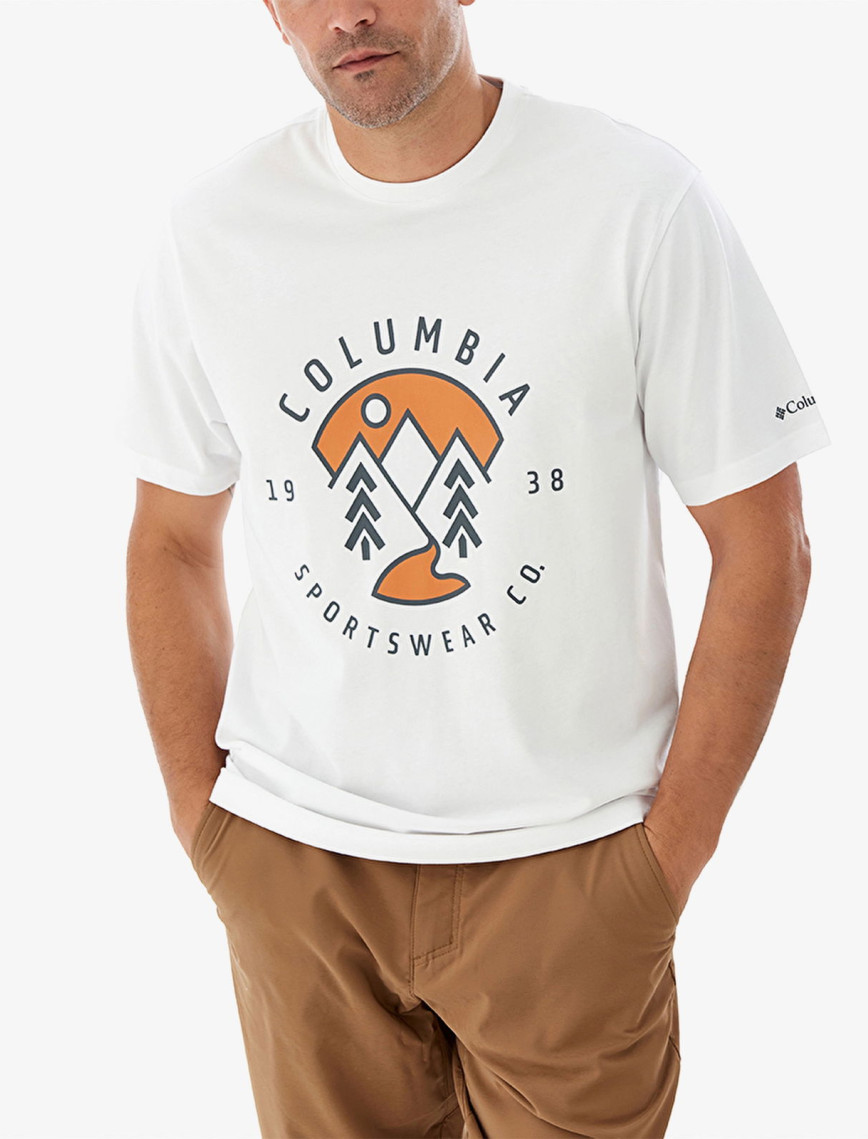 Columbia Boundless Erkek Beyaz Günlük T-Shirt Columbia Boundless Erkek Beyaz Günlük T-Shirt