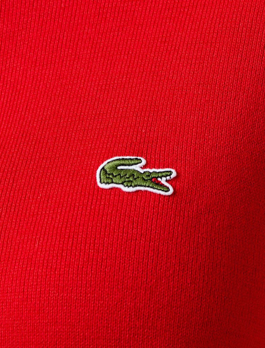 Lacoste Kadın Relaxed Fit Yarım Fermuarlı Kırmızı Triko Lacoste Kadın Relaxed Fit Yarım Fermuarlı Kırmızı Triko