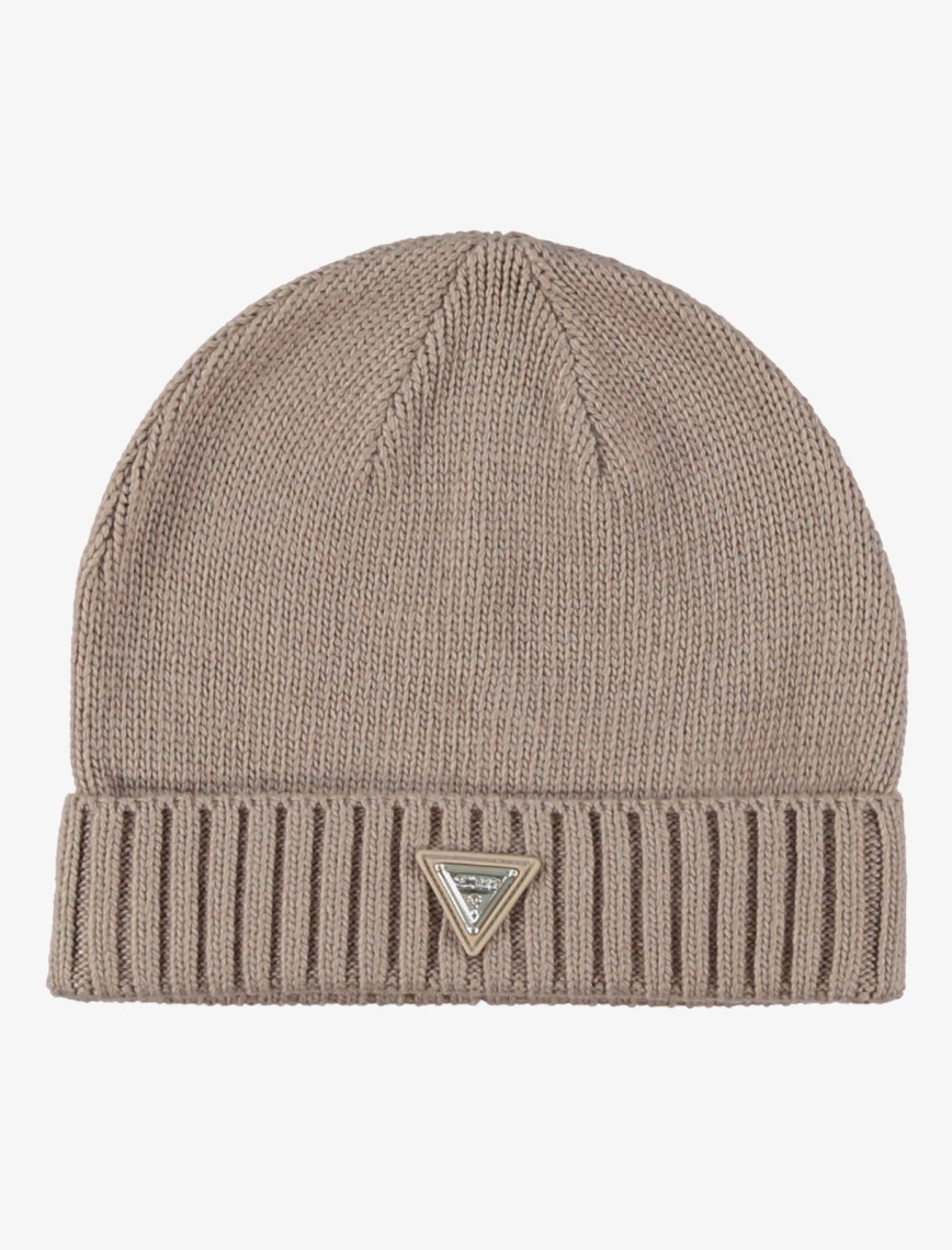 Guess Beanie Yün Karışımlı Kadın Krem Şapka Guess Beanie Yün Karışımlı Kadın Krem Şapka