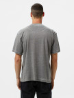 Karl Kani Serif Burnout  Erkek Gri T-Shirt