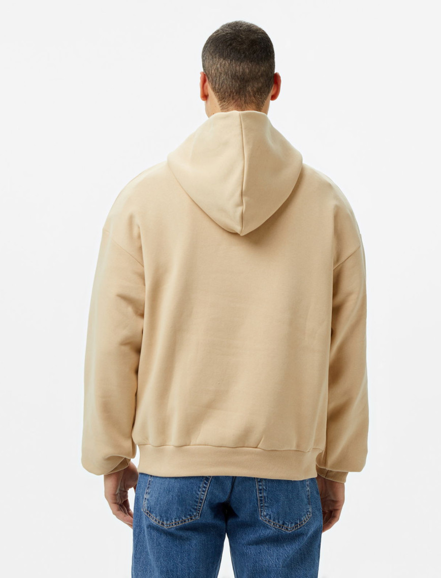 Karl Kani Kani Street Academy Os  Erkek Krem Hoodie