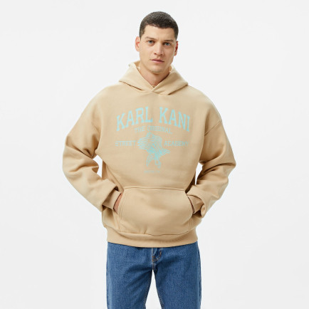 Karl Kani Kani Street Academy Os Erkek Krem Hoodie Karl Kani Kani Street Academy Os Erkek Krem Hoodie