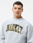 Market Duck Camo Arc Crewneck Erkek Gri Sweatshirt Market Duck Camo Arc Crewneck Erkek Gri Sweatshirt