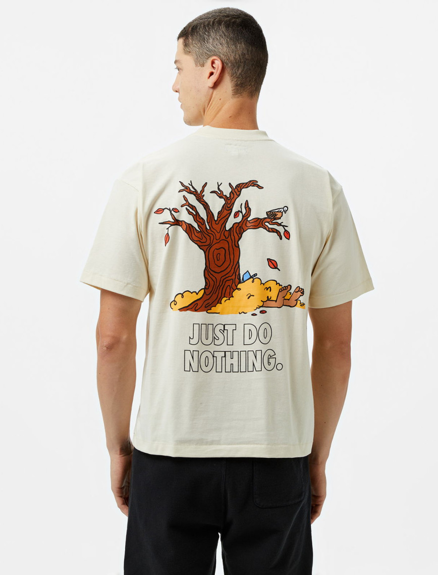Market Just Do Nothing Fall Erkek Krem T-Shirt Market Just Do Nothing Fall Erkek Krem T-Shirt
