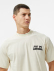Market Just Do Nothing Fall Erkek Krem T-Shirt Market Just Do Nothing Fall Erkek Krem T-Shirt
