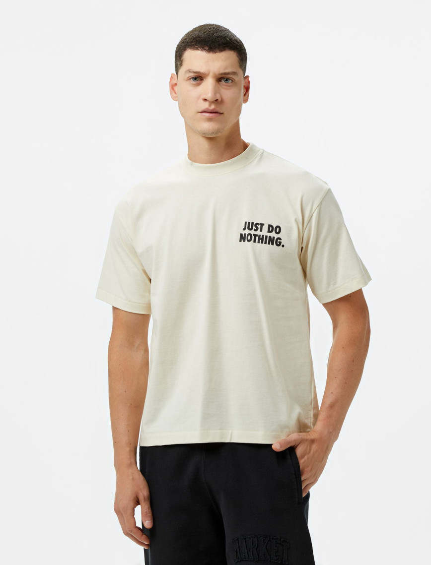 Market Just Do Nothing Fall Erkek Siyah T-Shirt Market Just Do Nothing Fall Erkek Siyah T-Shirt