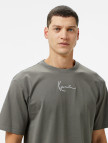 Karl Kani Small Signature Essential Erkek Gri T-Shirt