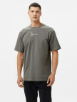 Karl Kani Small Signature Essential Erkek Gri T-Shirt
