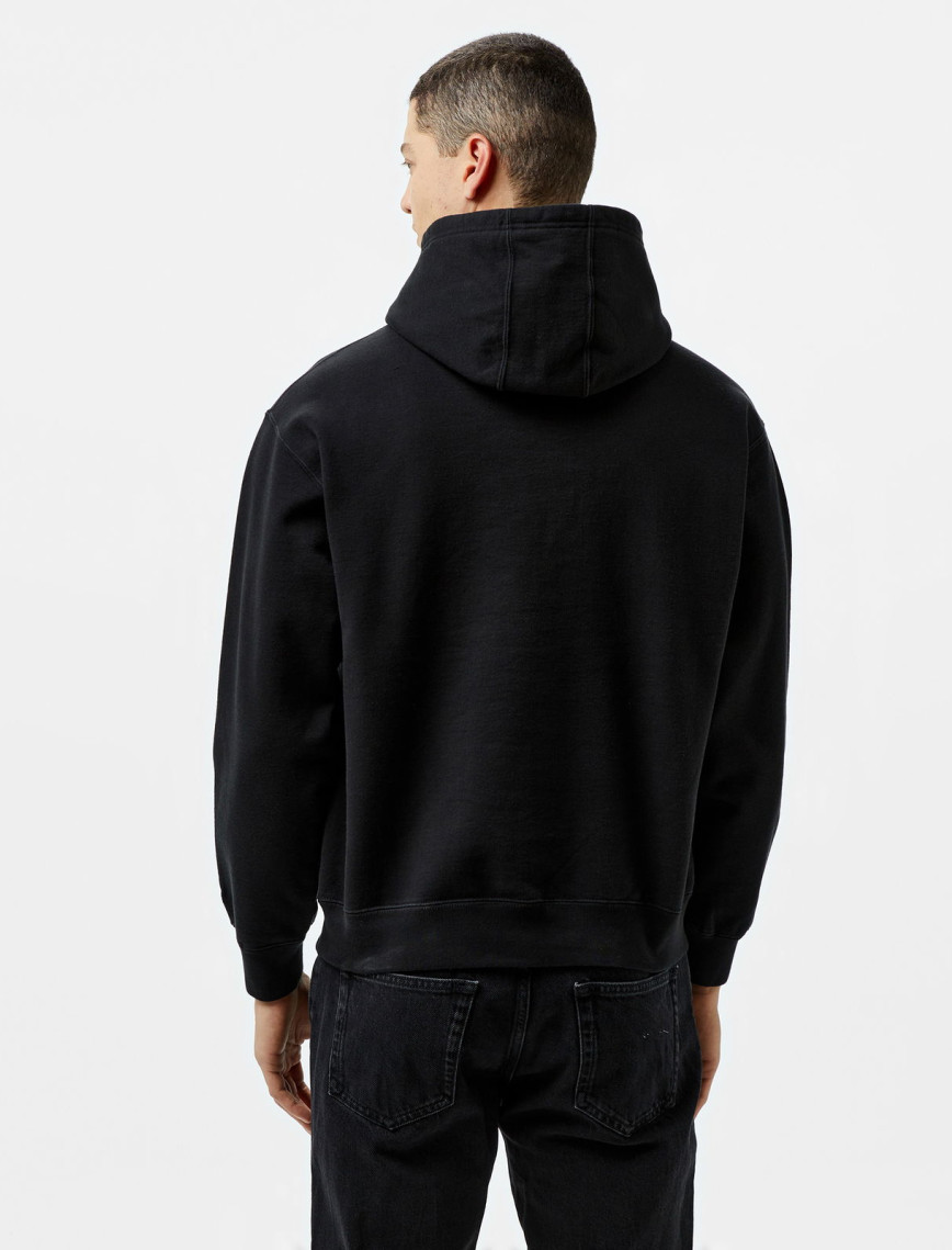 Market Washed Arc Erkek Siyah Hoodie Market Washed Arc Erkek Siyah Hoodie