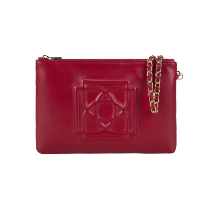 Vionya Kırmızı Kadın Deri El Çantası