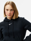 Nike Sportswear Phoenix Fleece Kadın Siyah Kapüşonlu Sweatshirt