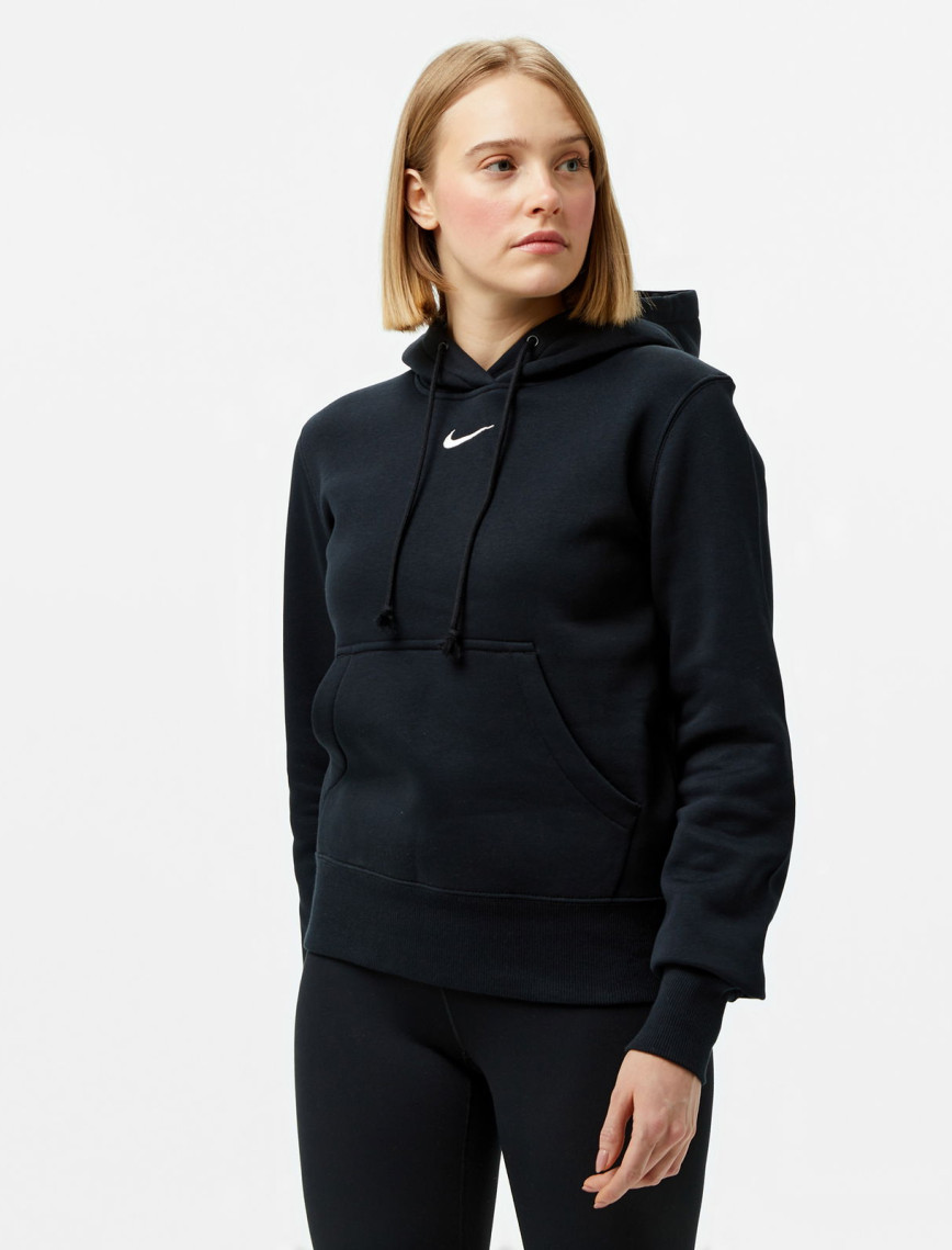 Nike Sportswear Phoenix Fleece Kadın Gri Kapüşonlu Sweatshirt