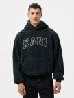 Karl Kani Serif Teddy Erkek Gri Hoodie Karl Kani Serif Teddy Erkek Gri Hoodie