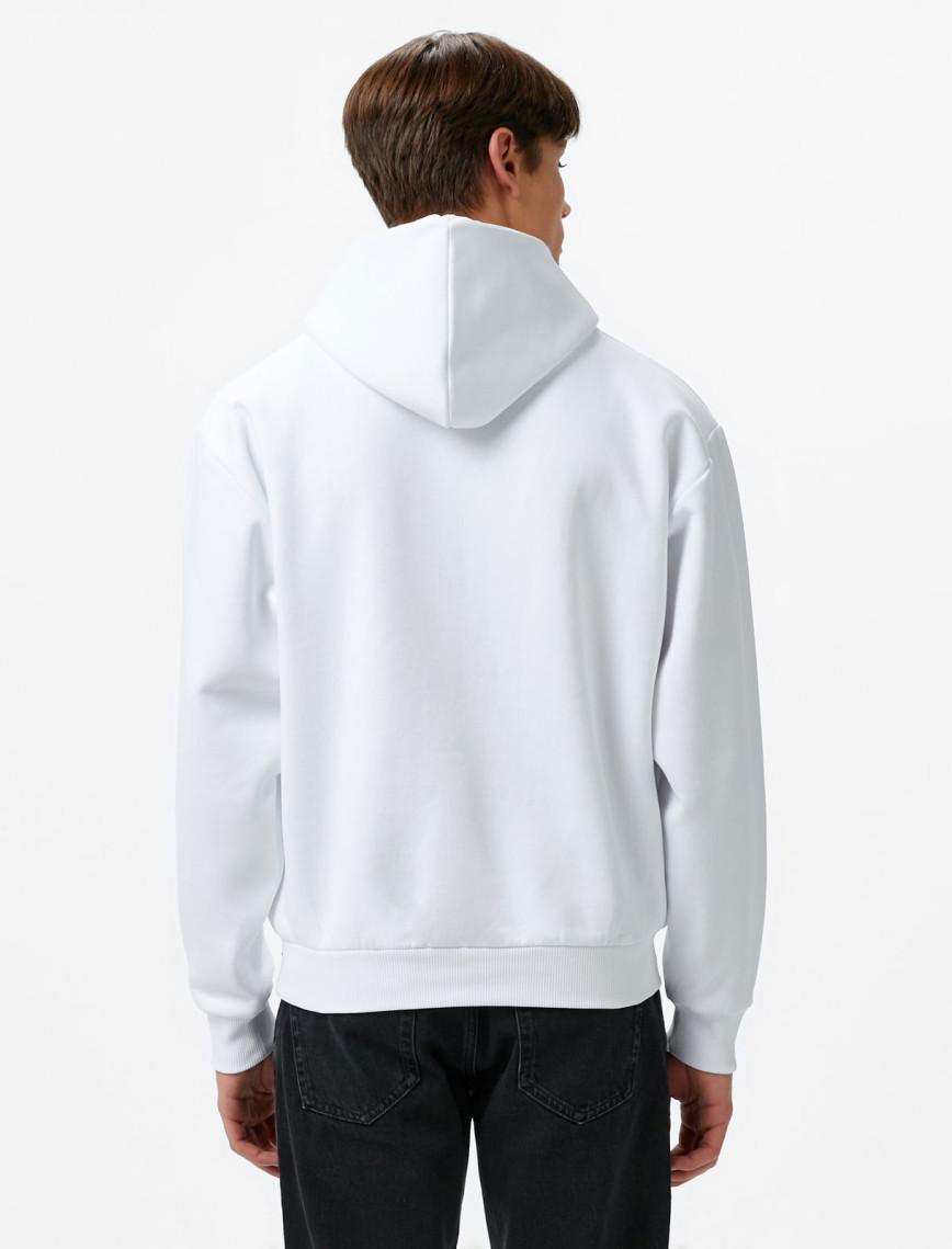 Karl Kani Small Signature Essential Os Erkek Beyaz Sweatshirt Karl Kani Small Signature Essential Os Erkek Beyaz Sweatshirt