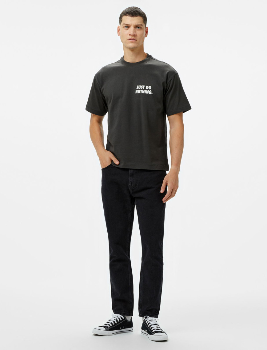 Market Just Do Nothing Fall Erkek Siyah T-Shirt Market Just Do Nothing Fall Erkek Siyah T-Shirt