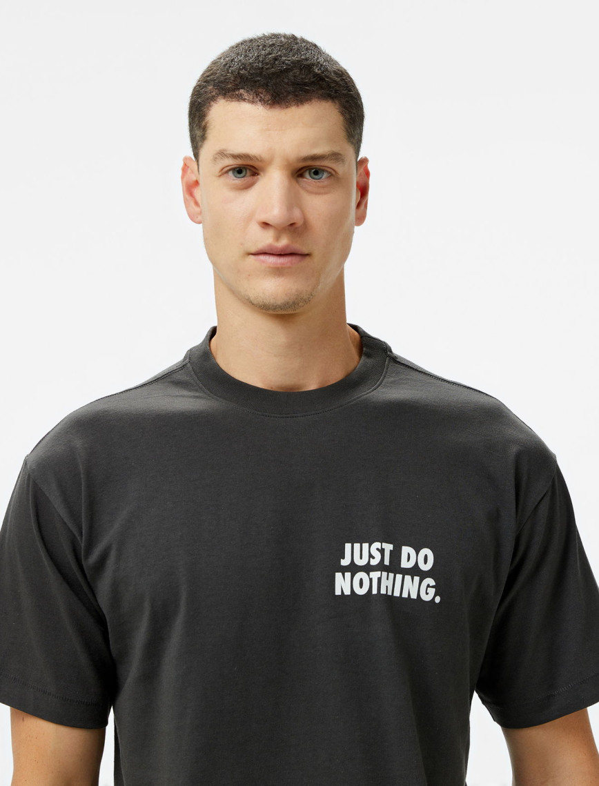 Market Just Do Nothing Fall Erkek Siyah T-Shirt Market Just Do Nothing Fall Erkek Siyah T-Shirt