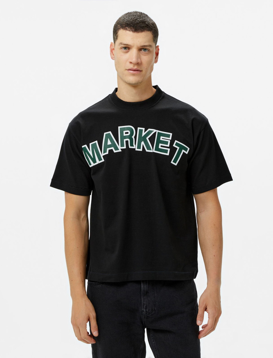 Market Expansion Pack Erkek Siyah T-Shirt