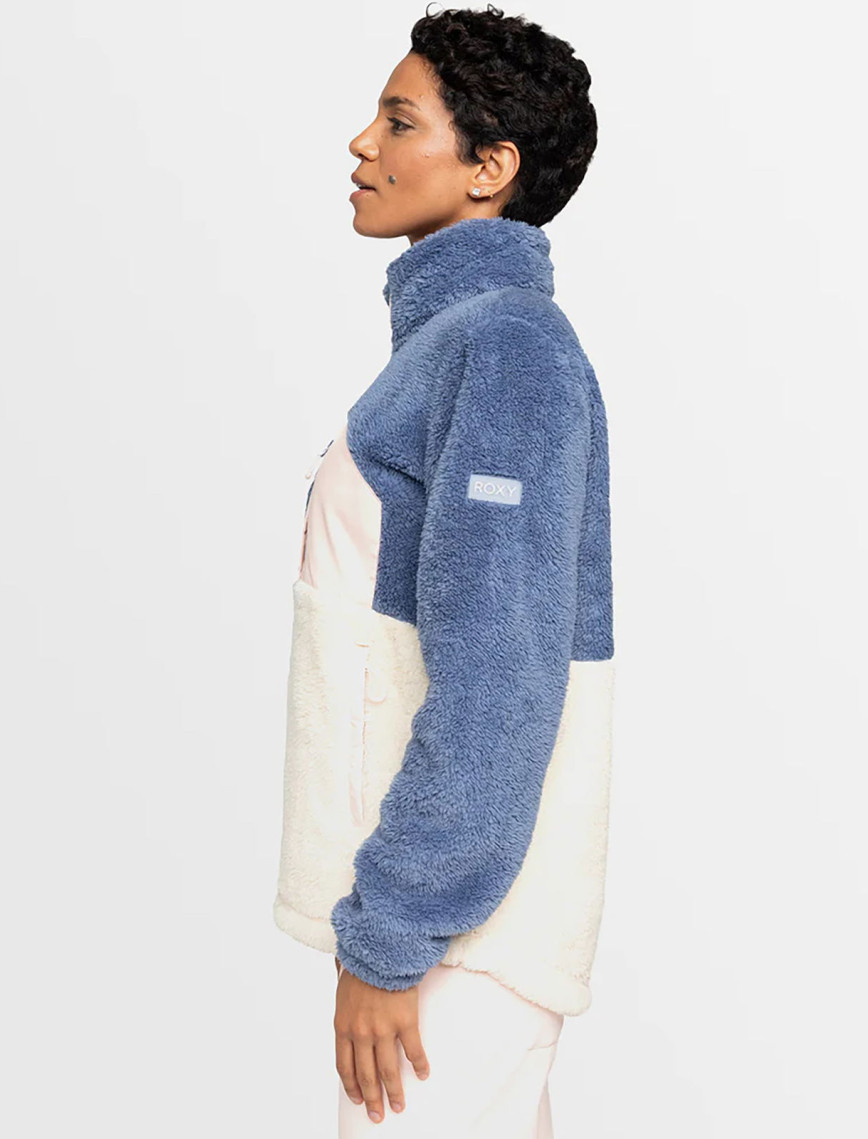 Roxy Alabama Mock Neck Kadın Mavi Polar Üst Roxy Alabama Mock Neck Kadın Mavi Polar Üst