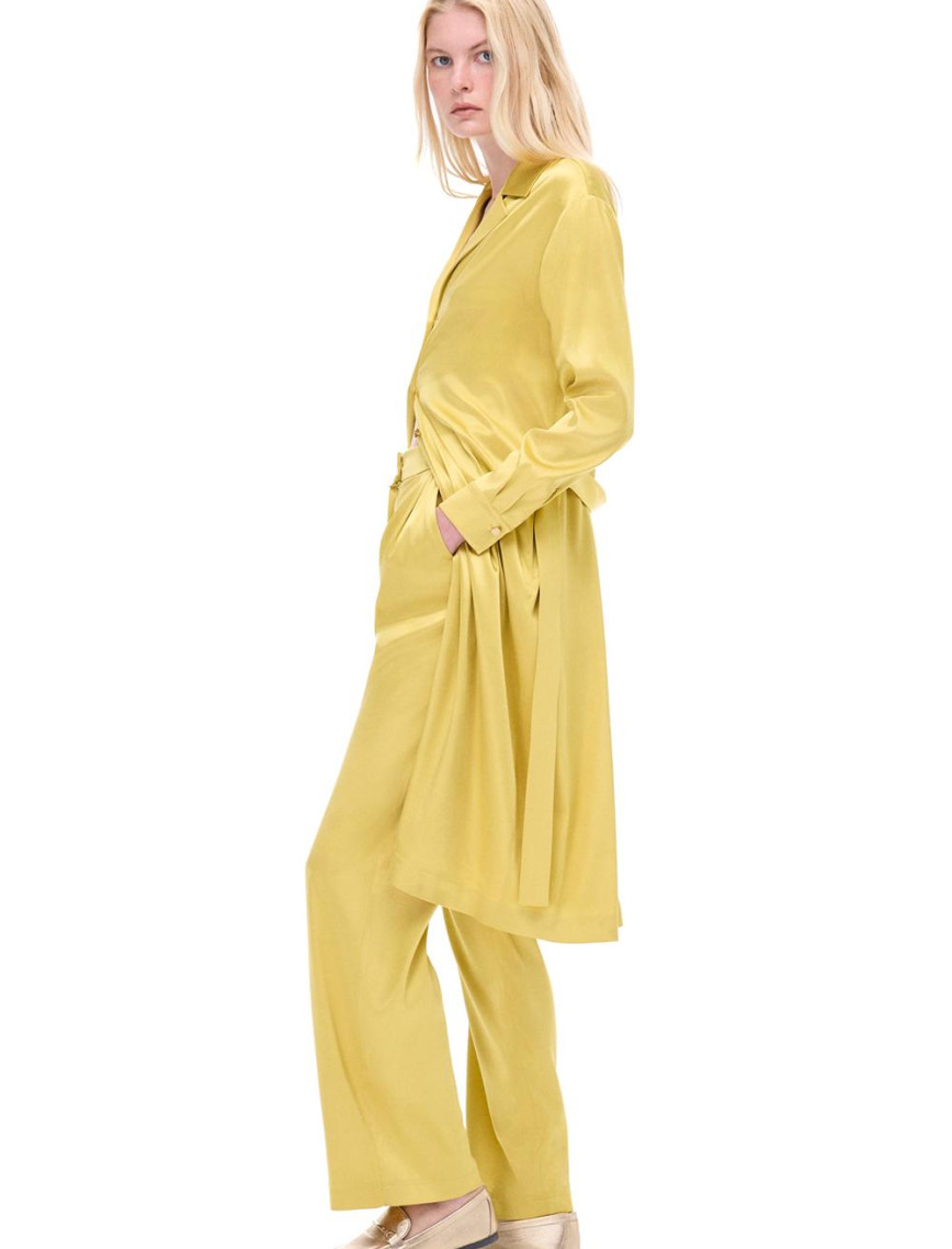 Wonder Midi Boy Takma Kol Yağ Yeşili Renk Elbise Wonder Midi Boy Takma Kol Yağ Yeşili Renk Elbise