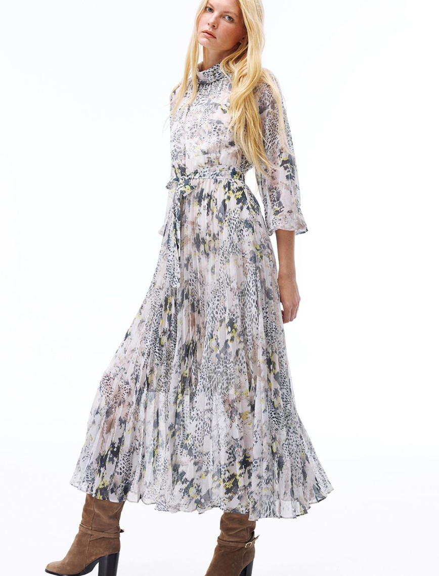 Yoryu Mini Boy Takma Kol Çok Renkli Elbise Yoryu Mini Boy Takma Kol Çok Renkli Elbise