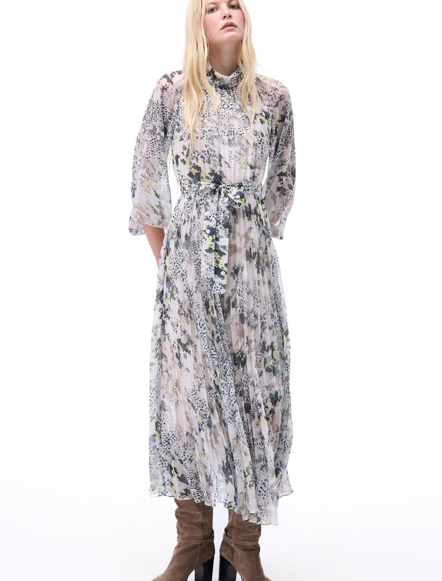 Yoryu Mini Boy Takma Kol Çok Renkli Elbise Yoryu Mini Boy Takma Kol Çok Renkli Elbise