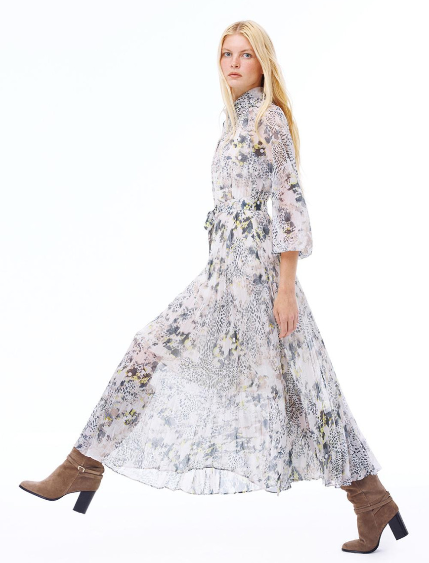 Yoryu Mini Boy Takma Kol Çok Renkli Elbise Yoryu Mini Boy Takma Kol Çok Renkli Elbise