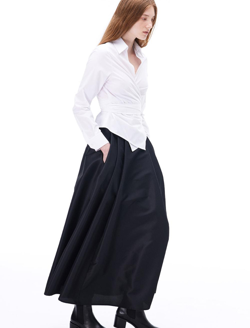 Dainas Bele Oturan Midi Boy Siyah Etek Dainas Bele Oturan Midi Boy Siyah Etek