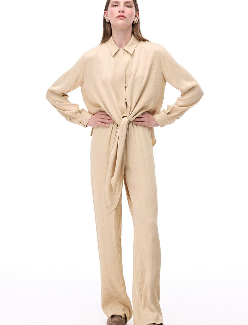 Mudita Regular Fit Standart Boy Takma Kol Gömlek Yaka Acık deve tuyu Gömlek Mudita Regular Fit Standart Boy Takma Kol Gömlek Yaka Acık deve tuyu Gömlek