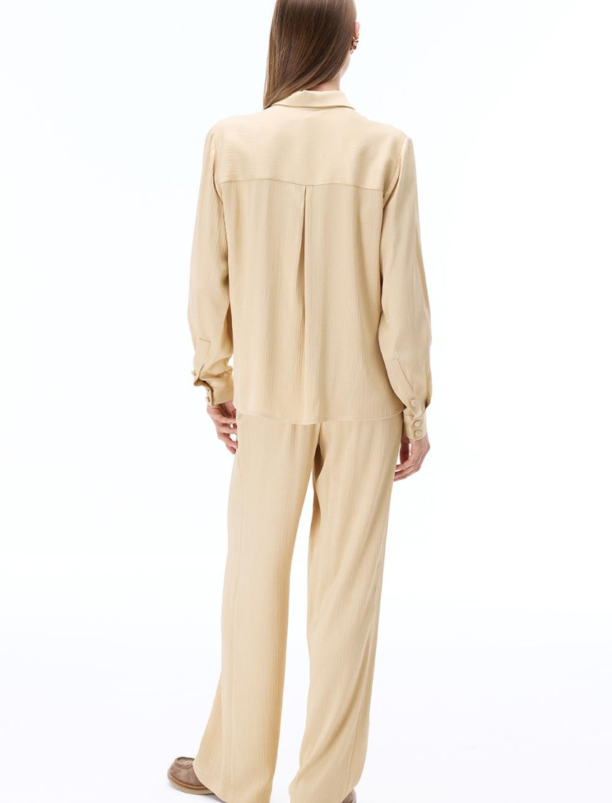 Mudita Regular Fit Standart Boy Takma Kol Gömlek Yaka Acık deve tuyu Gömlek Mudita Regular Fit Standart Boy Takma Kol Gömlek Yaka Acık deve tuyu Gömlek