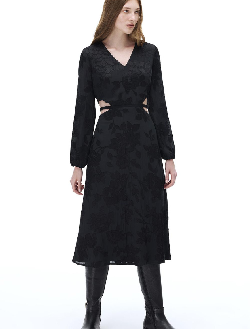 Crush Siyah Renk Elbise Crush Siyah Renk Elbise