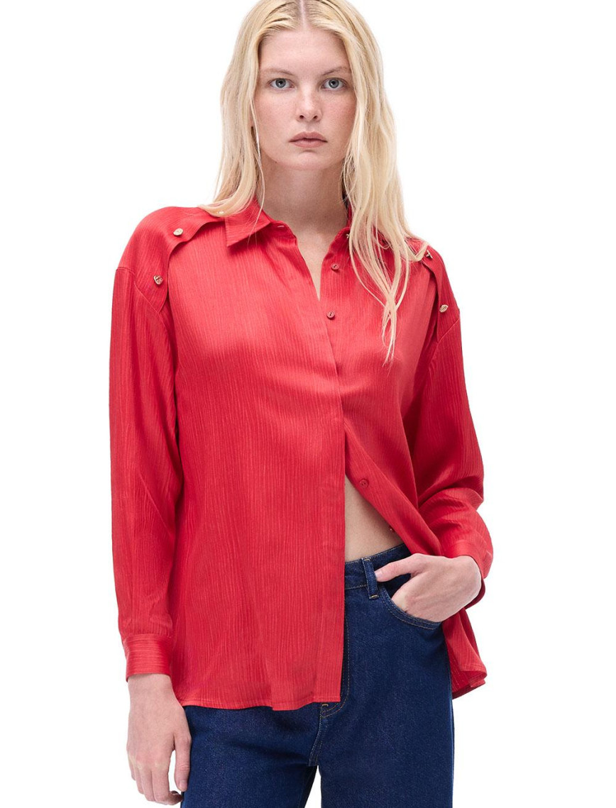 Mudita Kırmızı Renk Kadın Gömlek Mudita Kırmızı Renk Kadın Gömlek