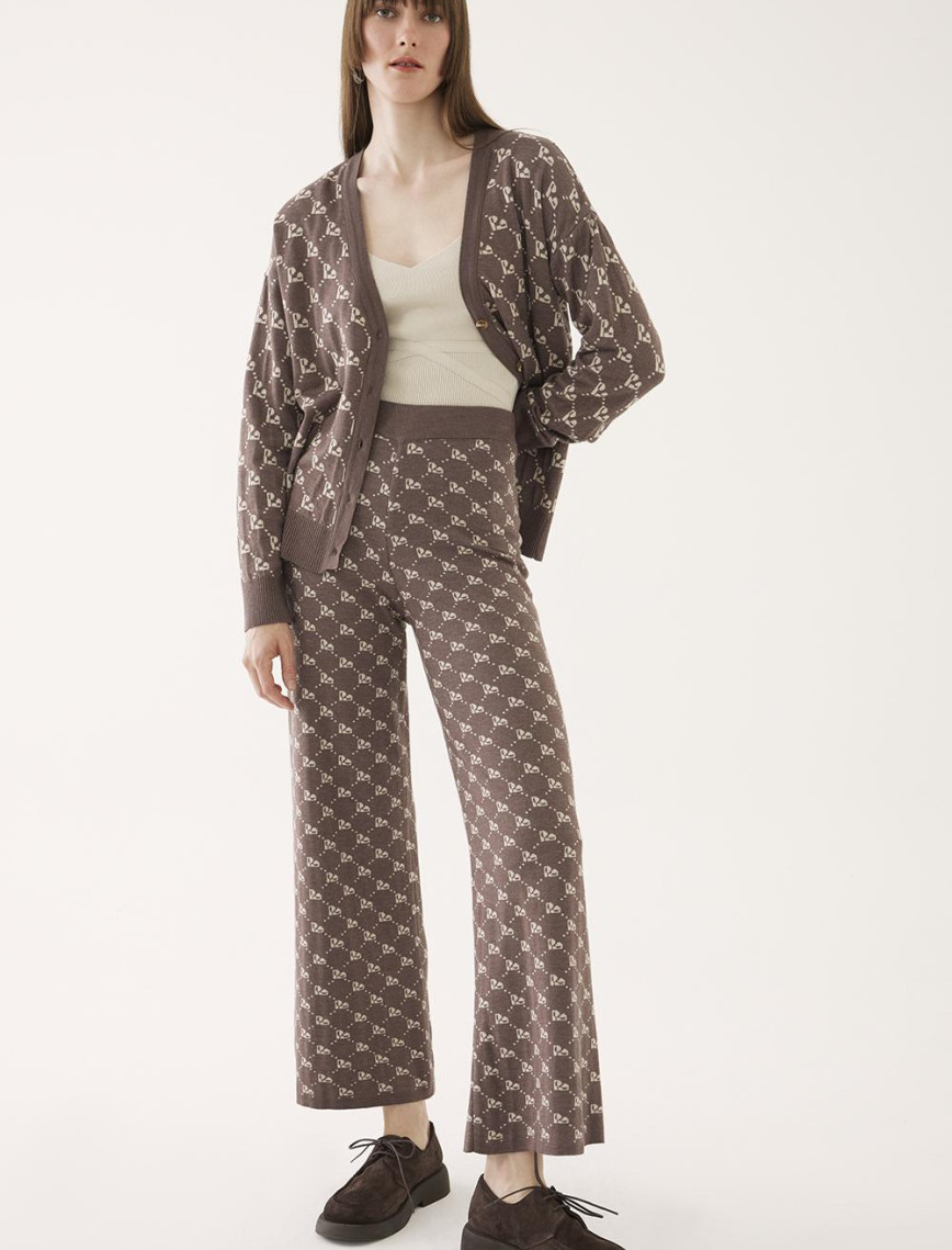 İllas Bej Kahverengi Renk Kadın Triko Hırka İllas Bej Kahverengi Renk Kadın Triko Hırka