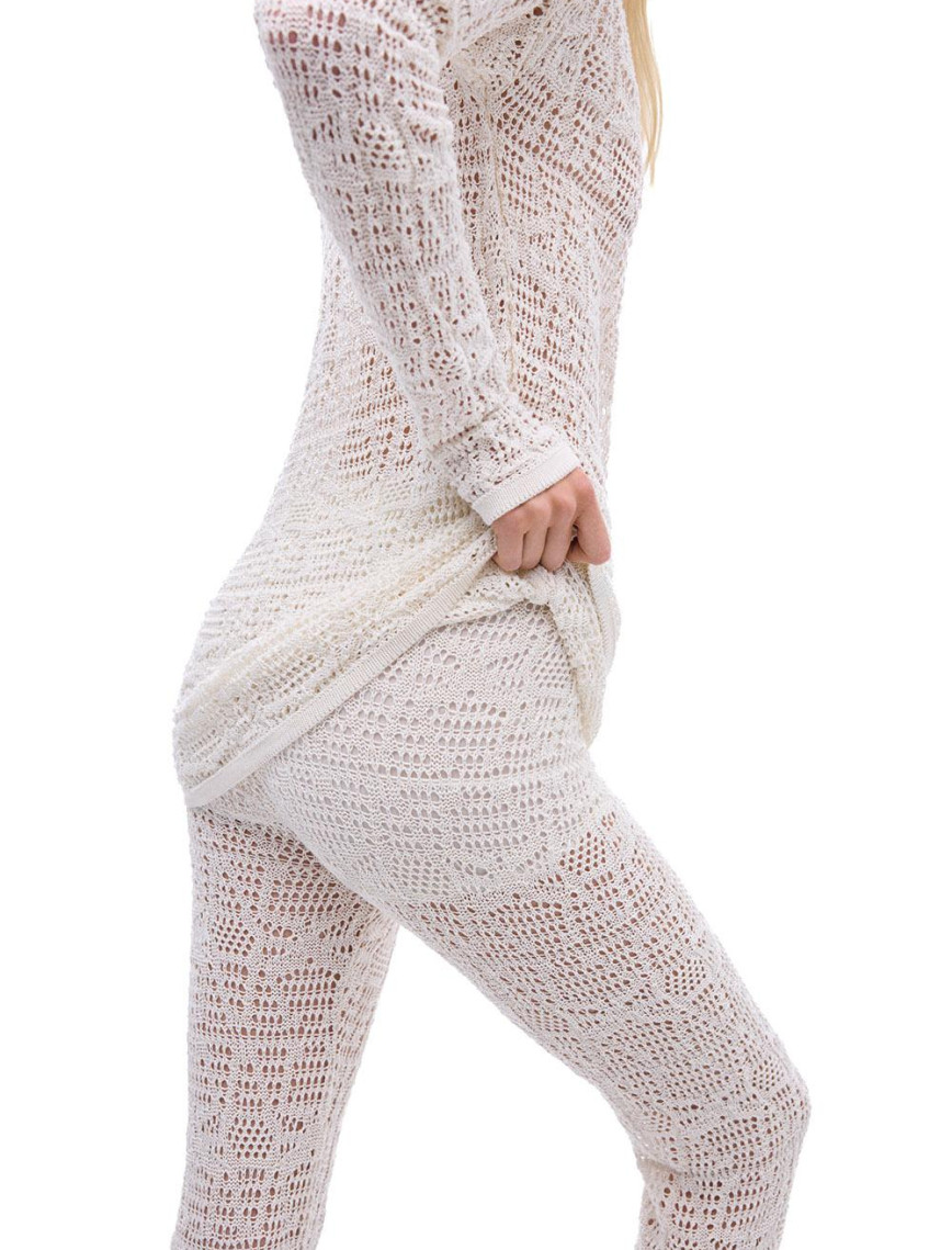 Triko Slim Fit Uzun Boy Bej Pantolon Triko Slim Fit Uzun Boy Bej Pantolon