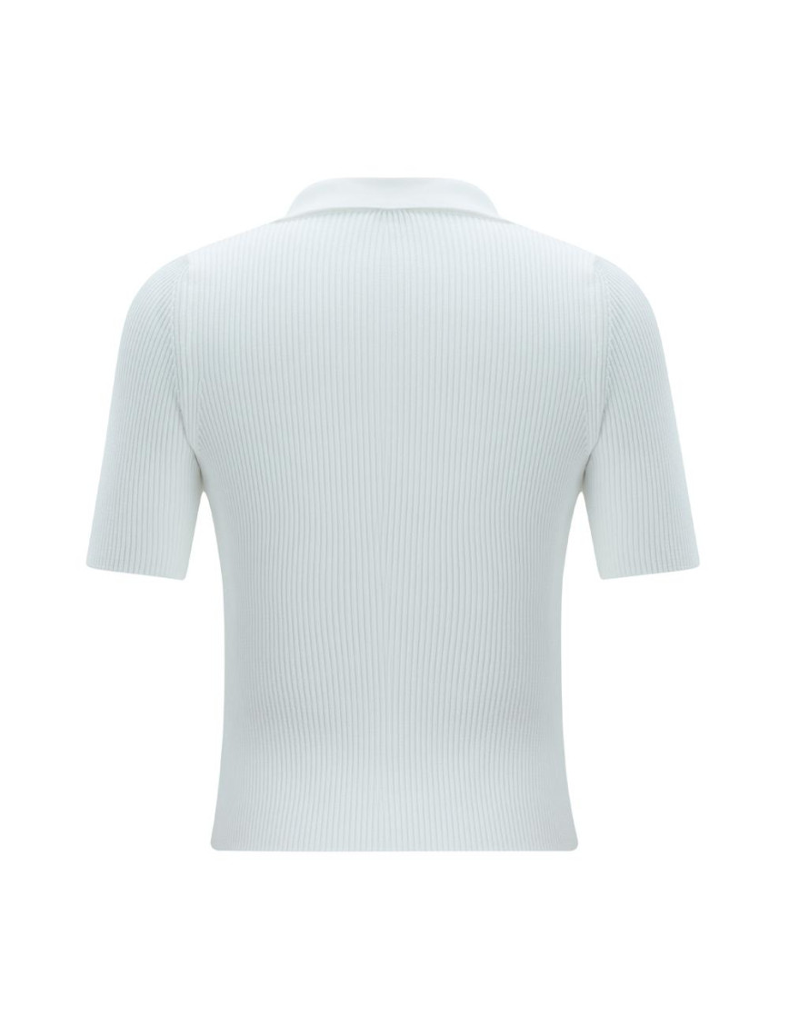 İllas Ekru Renk Yakalı Kadın Triko Bluz İllas Ekru Renk Yakalı Kadın Triko Bluz