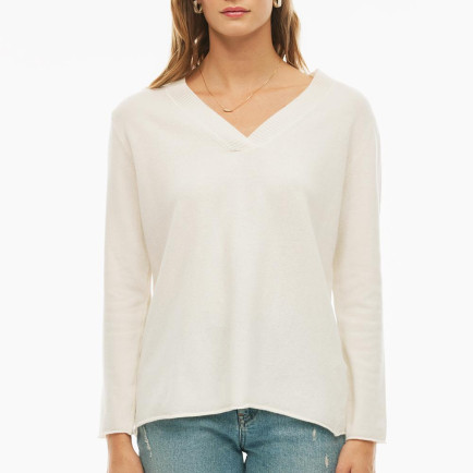 Mayra Regular Fit Standart Boy Ekru Renk Kadın Triko Bluz Mayra Regular Fit Standart Boy Ekru Renk Kadın Triko Bluz