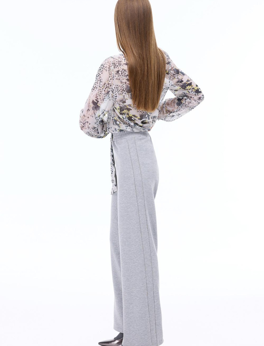 Distance Regular Fit Standart Boy Gri melanj Pantolon Distance Regular Fit Standart Boy Gri melanj Pantolon