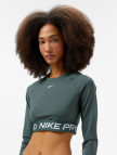 Nike Pro Dri-Fit 365 Kadın Yeşil Uzun Kollu T-Shirt Nike Pro Dri-Fit 365 Kadın Yeşil Uzun Kollu T-Shirt