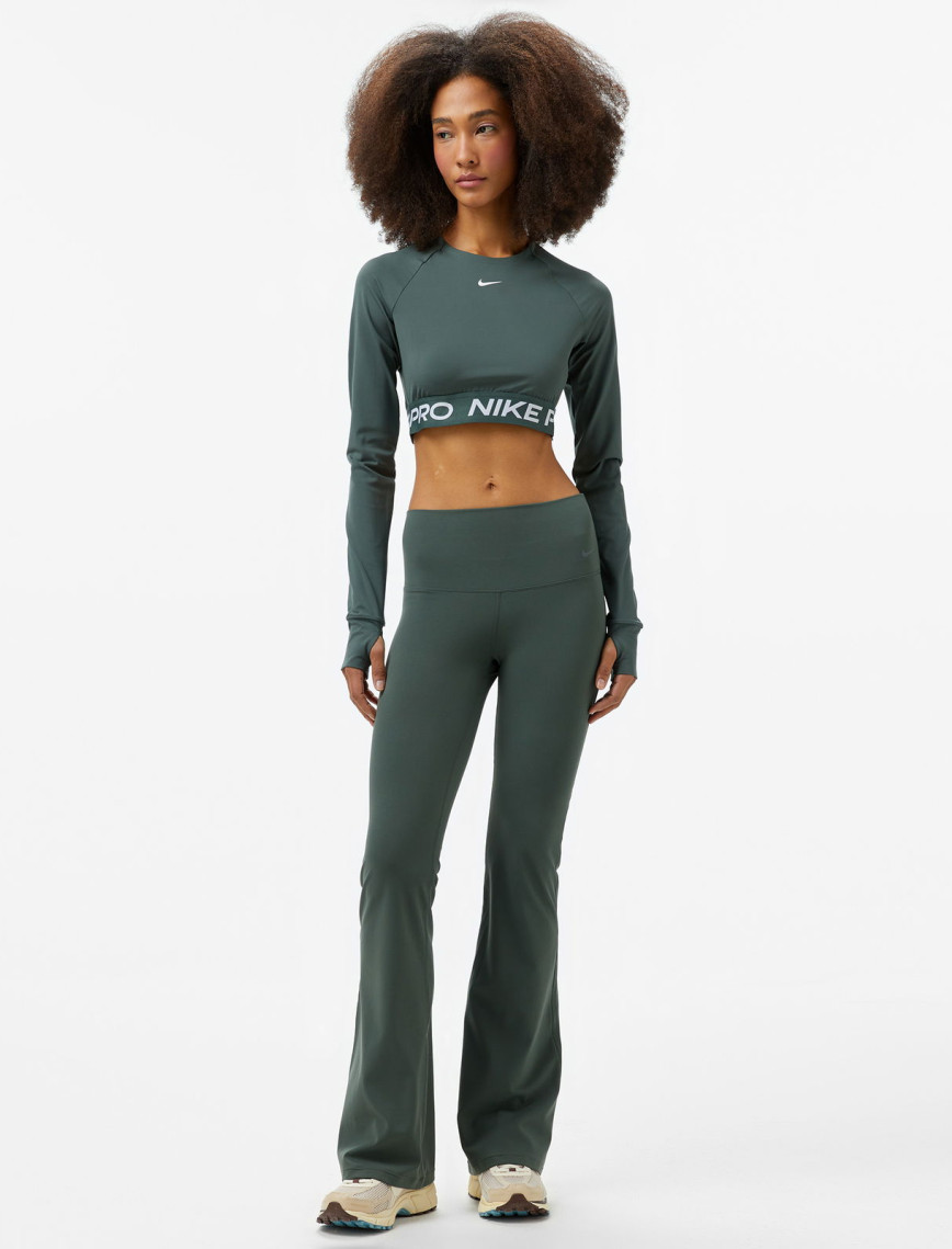 Nike Pro Dri-Fit 365 Kadın Yeşil Uzun Kollu T-Shirt Nike Pro Dri-Fit 365 Kadın Yeşil Uzun Kollu T-Shirt
