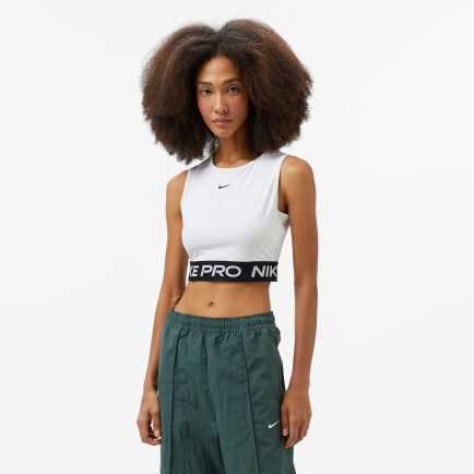 Nike Pro Dri-Fit Kadın Beyaz Kolsuz T-Shirt