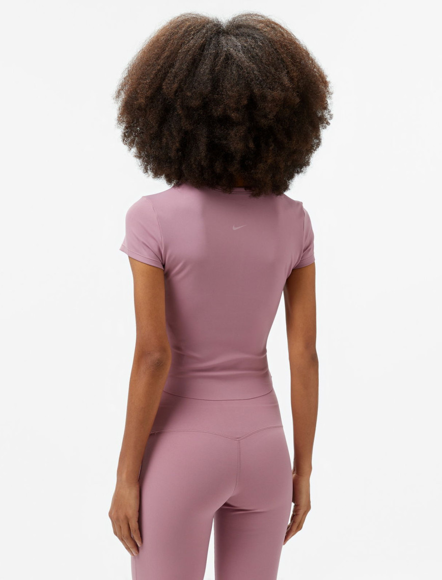 Nike Dri-Fit Zenvy Kadın Mor T-Shirt Nike Dri-Fit Zenvy Kadın Mor T-Shirt