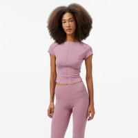 Nike Dri-Fit Zenvy Kadın Mor T-Shirt Nike Dri-Fit Zenvy Kadın Mor T-Shirt