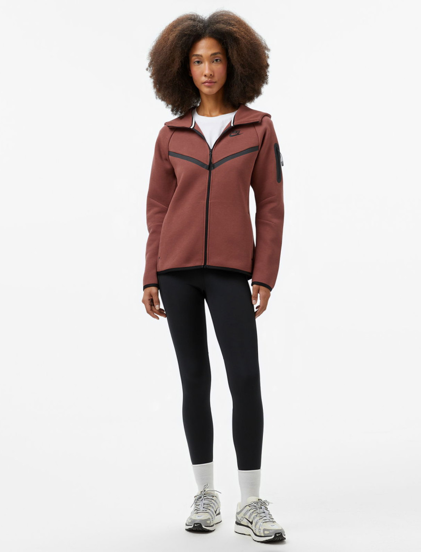 Nike Sportswear Tech Fleece Windrunner Kadın Kahverengi Kapüşonlu Sweatshirt Nike Sportswear Tech Fleece Windrunner Kadın Kahverengi Kapüşonlu Sweatshirt