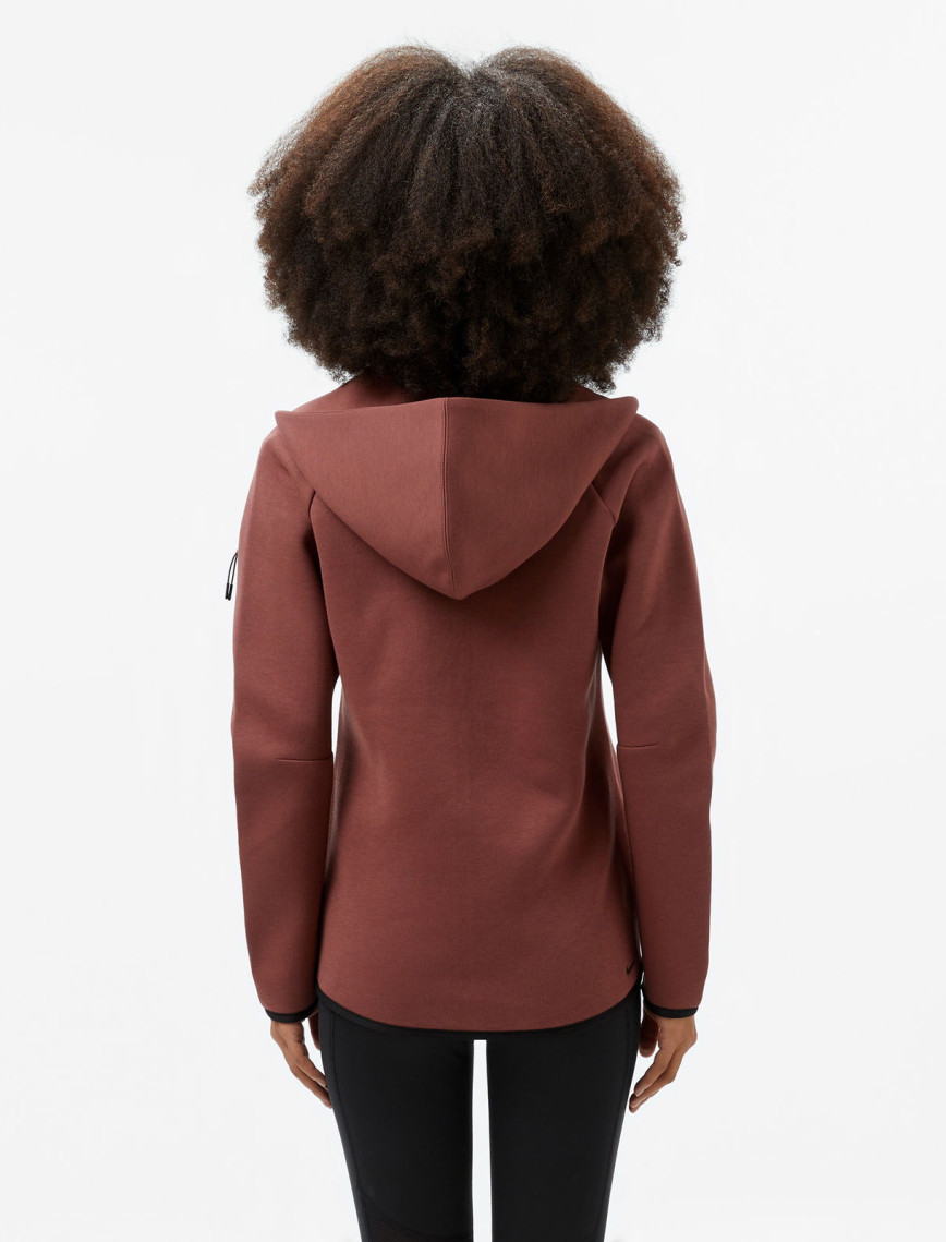 Nike Sportswear Tech Fleece Windrunner Kadın Kahverengi Kapüşonlu Sweatshirt Nike Sportswear Tech Fleece Windrunner Kadın Kahverengi Kapüşonlu Sweatshirt