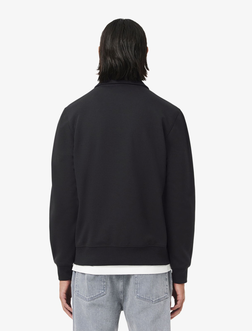 Lacoste Erkek Classic Fit Yarım Fermuarlı Siyah Sweatshirt Lacoste Erkek Classic Fit Yarım Fermuarlı Siyah Sweatshirt