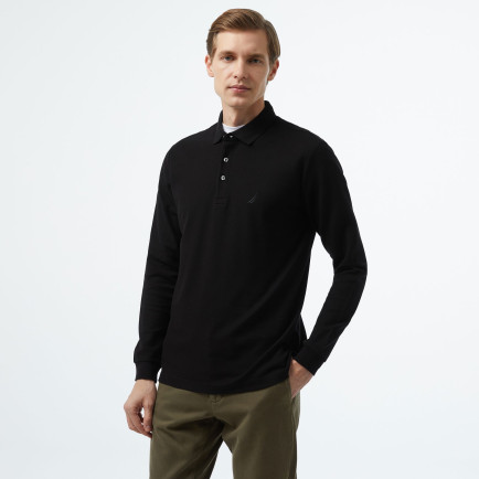Nautica Erkek Siyah Slim Fit Uzun Kollu Polo Nautica Erkek Siyah Slim Fit Uzun Kollu Polo