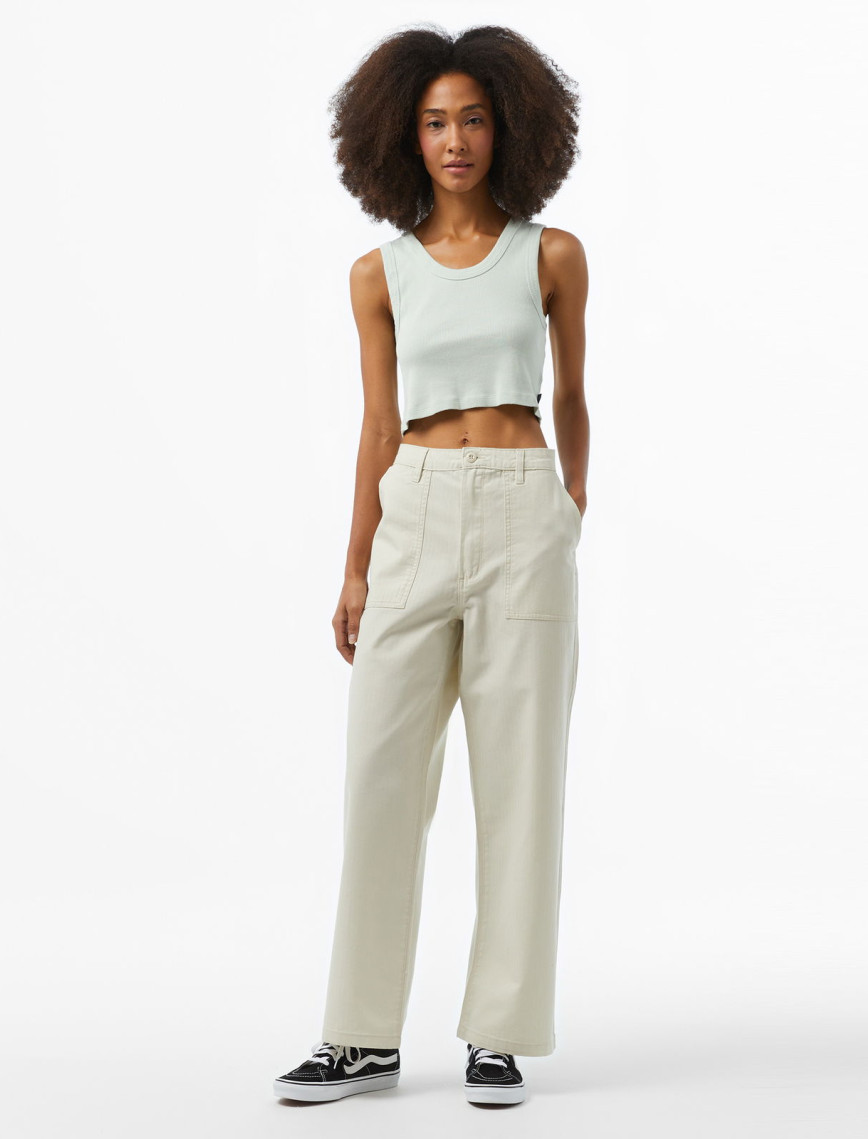 Vans Union Relaxed Kadın Krem Rengi Eşofman Altı Vans Union Relaxed Kadın Krem Rengi Eşofman Altı